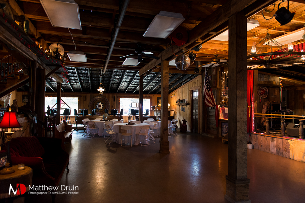 Bar salon wedding reception setup at Atlanta Wedding Venue Proctor Farm In Georgia Review